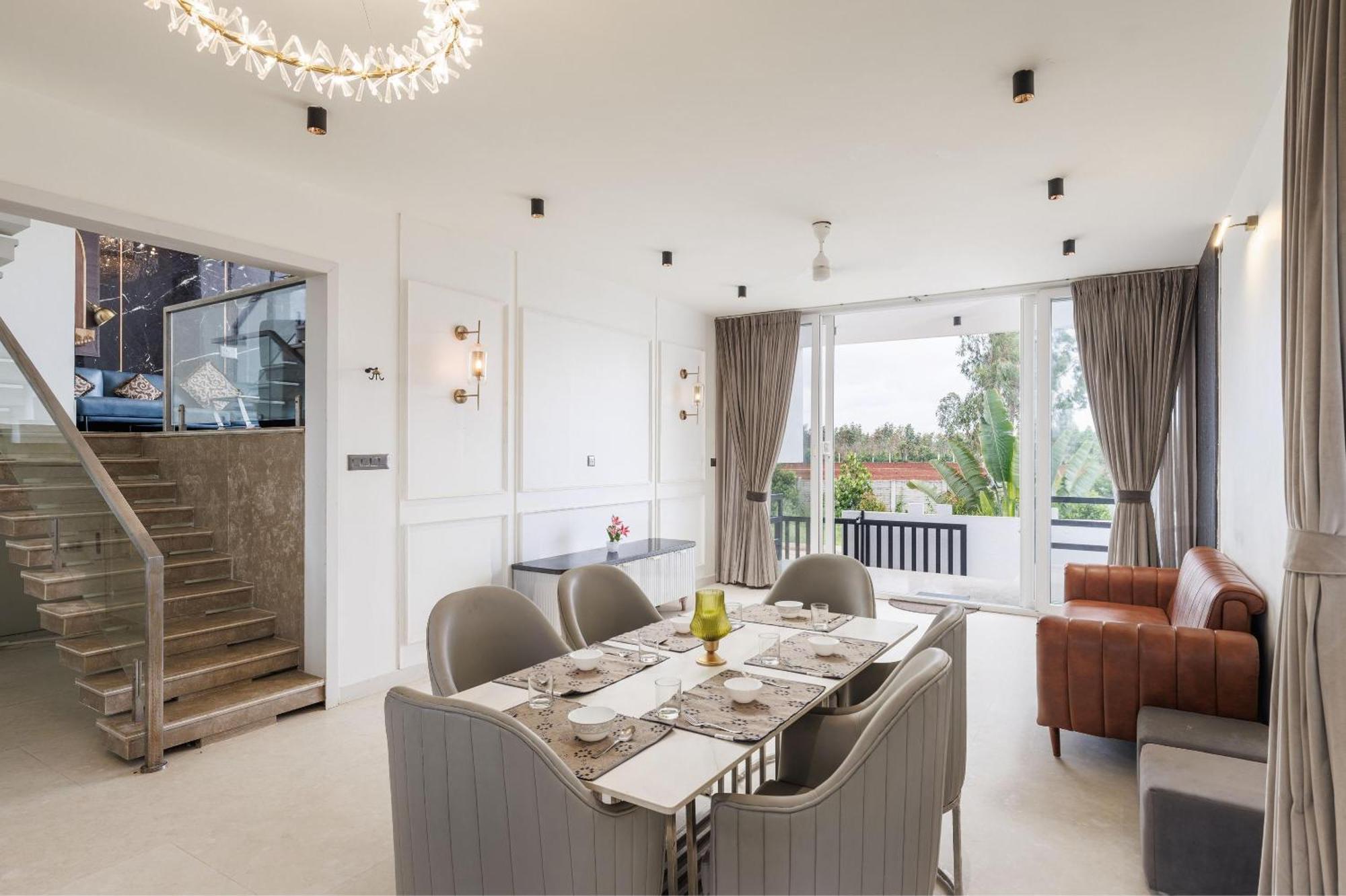 Celestial Sapphire Villa Pvt Pool Veg Food 4Bhk Dod Ballapur Екстер'єр фото